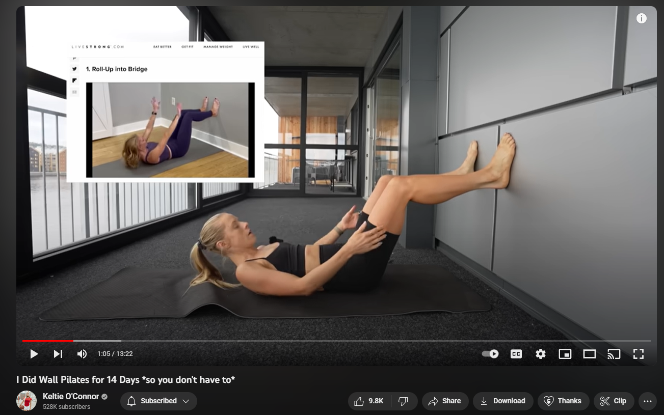 Wall Pilates: Another useless 'exercise' targeted at women.